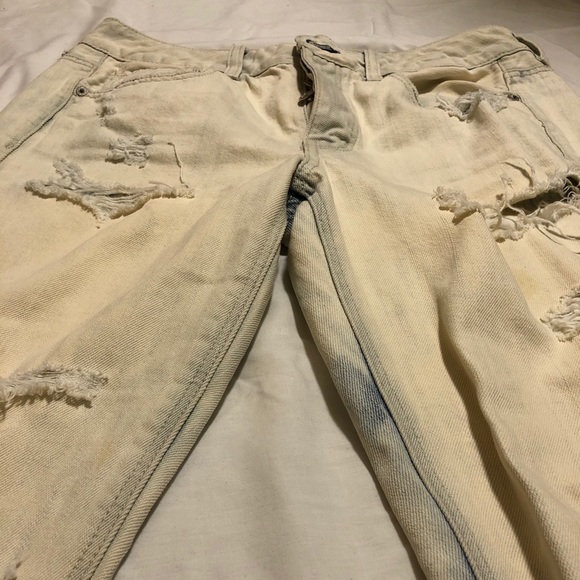 👻Ripped Off-White Jeans👀 - Picture 3 of 11
